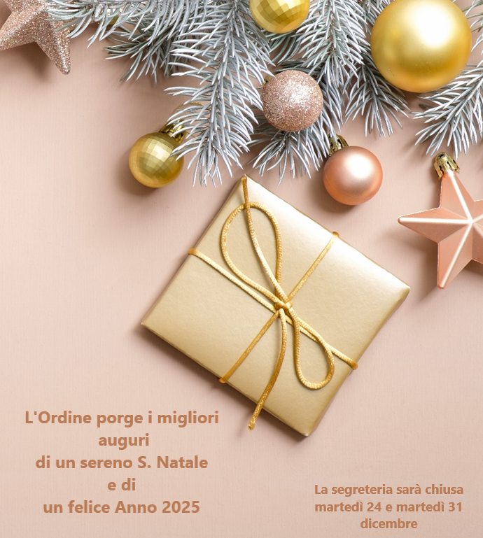 Buon Natale chiusura da 24 a 31 dicembre